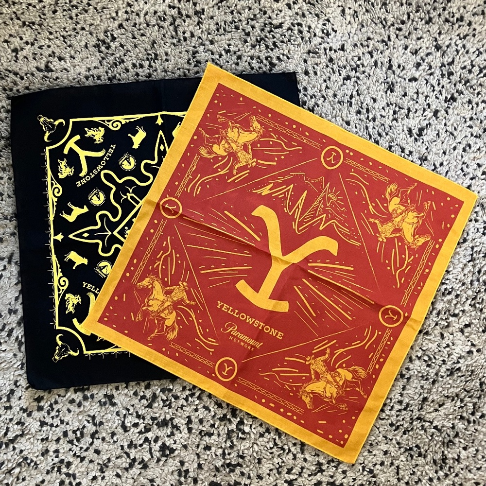 Yellowstone x Paramount Network Branded Bandana Set Unisex